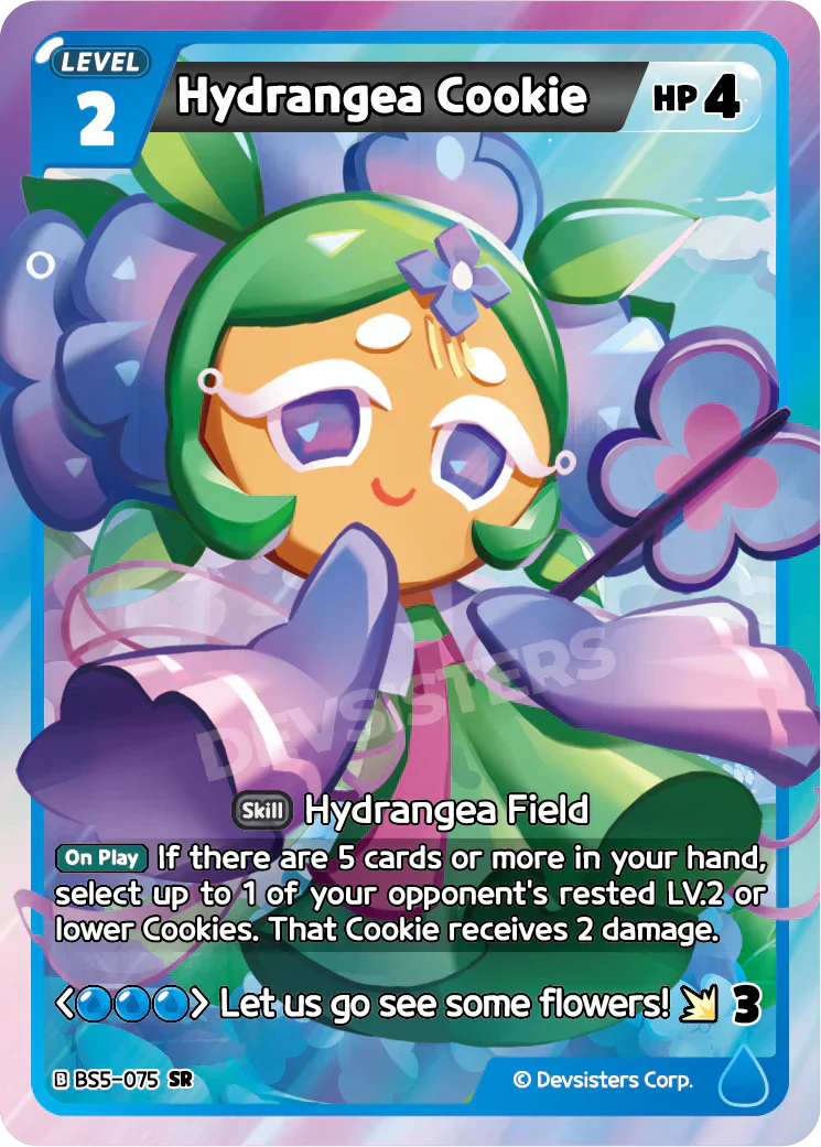 Hydrangea Cookie BS5-075 SR | Super Rare Card