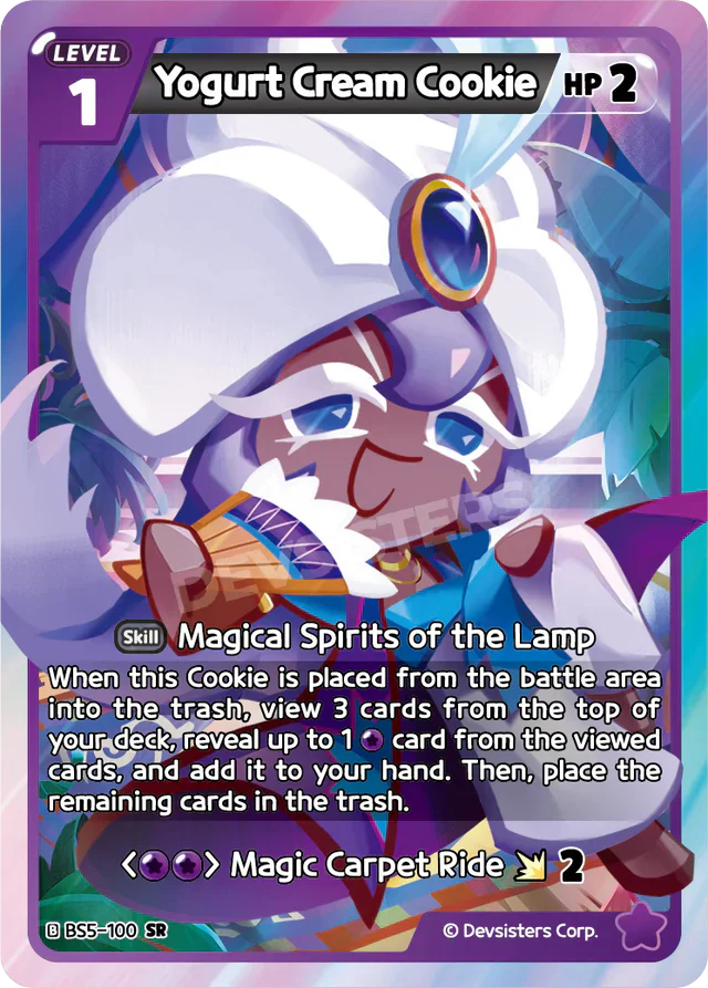 Yogurt Cream Cookie BS5-100 SR | Super Rare Card
