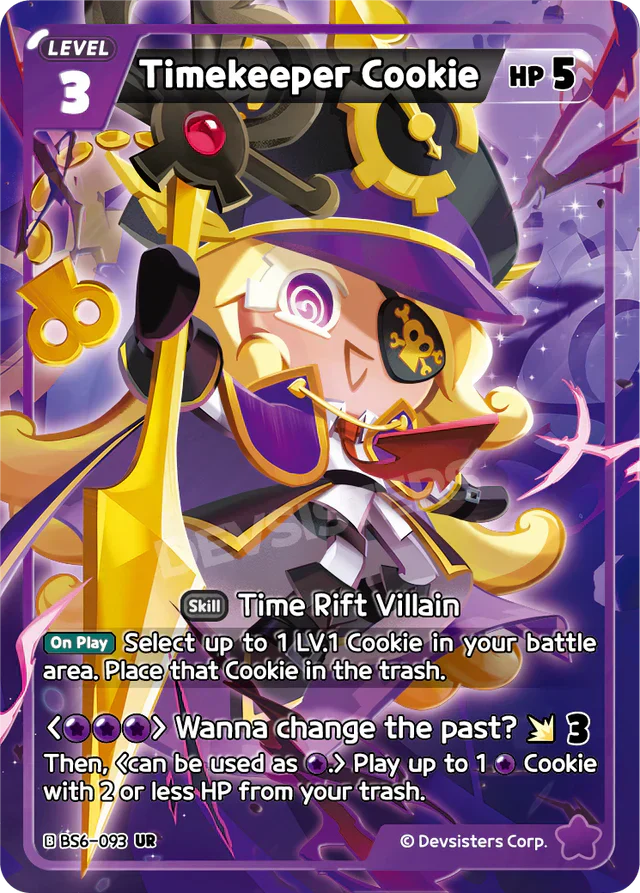 Timekeeper Cookie BS6-093 UR | Ultra Rare Card