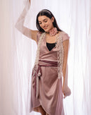 Reversible Silk Wrap Dress