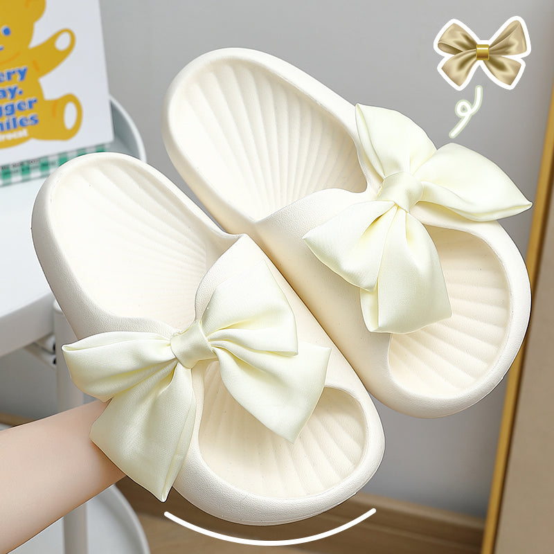 Beach Summer Slippers With Bow | ZAKAPOP