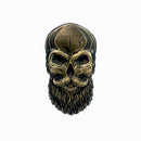 3D Beard Skull Pin
