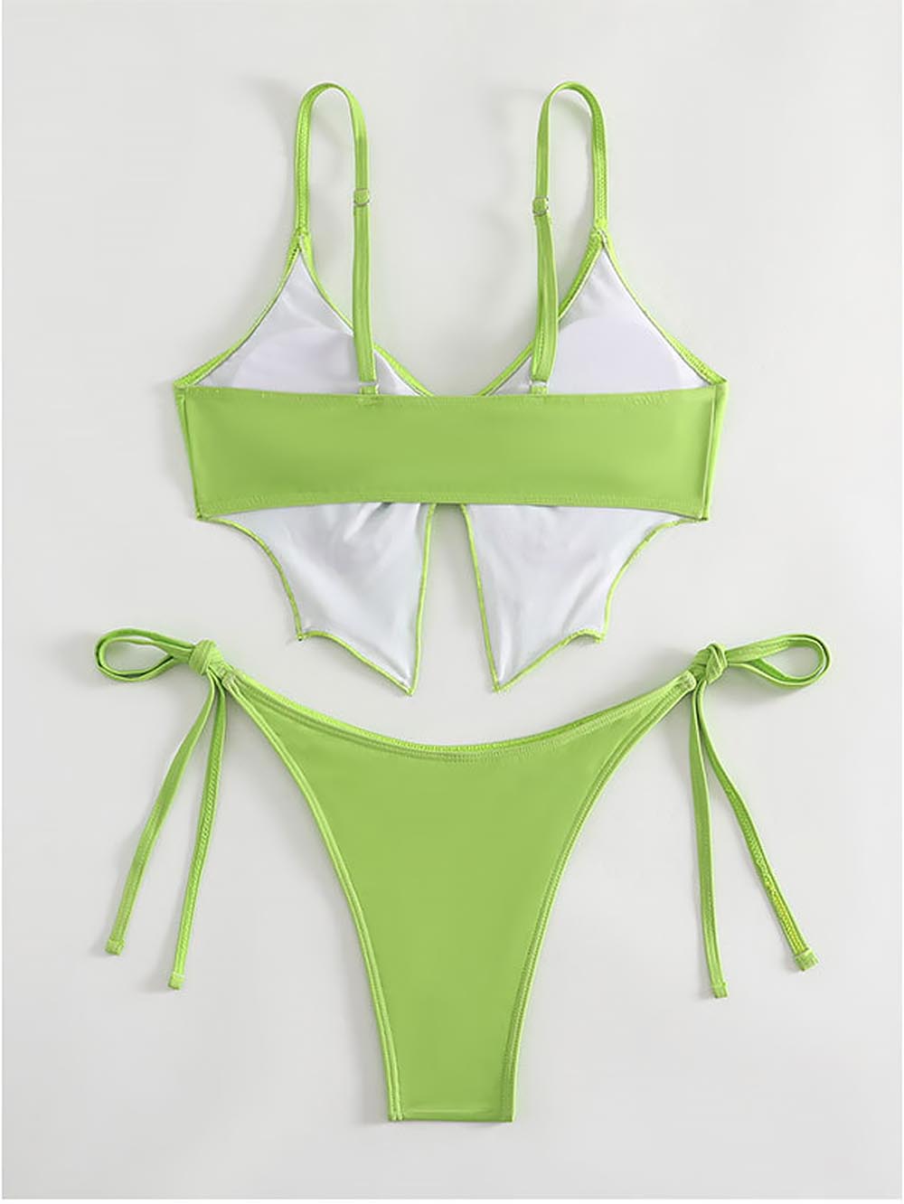 Butterfly Print Sexy Open Back Fashion Bikini  | ZAKAPOP