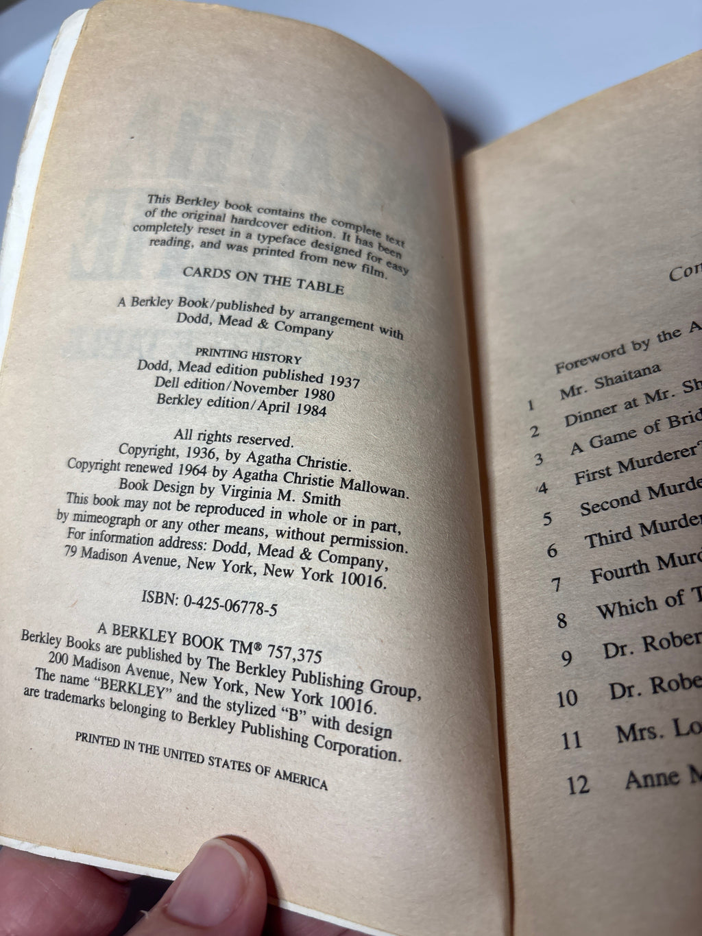 Cards on the Table by Agatha Christie (Hercule Poirot #15)