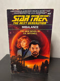 Imbalance by V.E. Mitchell (Star Trek: The Next Generation #22) | Vintage Sci-Fi