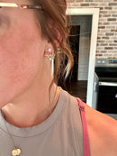 Beautiful Flower Jacket Earrings