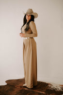 Catalina's Taupe Pant Set