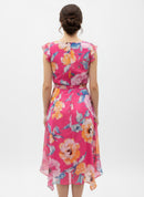 Shelby & Palmer Floral Ruffled Sleeve Dress