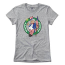 Happy Fourth Uncle Sam USA Circle Logo T-Shirt