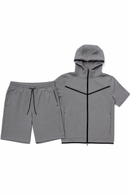 Men’s TechFlex Hooded Zip-Up Short Set