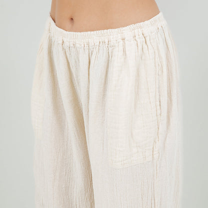 Lisa Cotton Gauze Pants with Pockets
