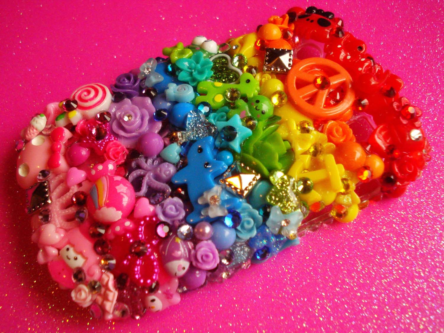 Custom Rainbow Decoden Phone Case | ZAKAPOP