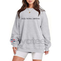 DIOS.PATRIA.LIBERTAD Sweatshirt: Dominican Republic National Motto Jumper, Patriotic Spanish Pride Crewneck, DR Heritage Gift