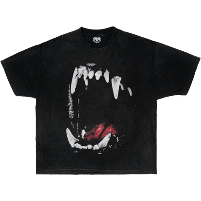 Dog Teeth Streetwear Boxy Tee Unisex Cotton Boxy Fit 240 GSM