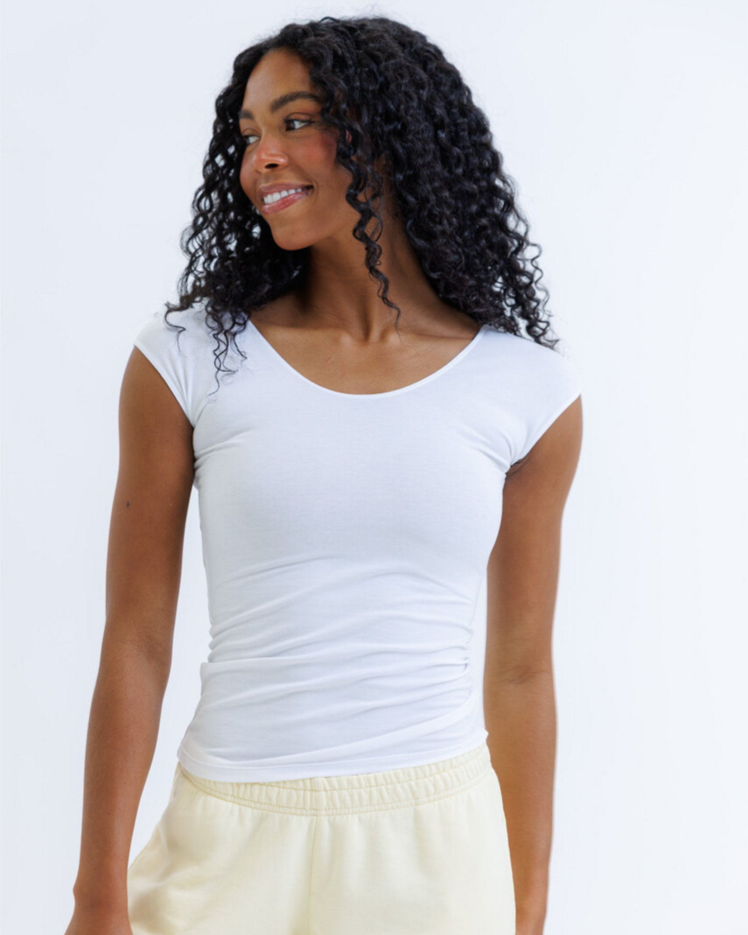 Essential Scoop-Neck Tee