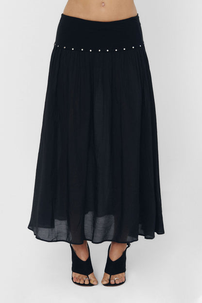 YUAN SKIRT IN BLACK