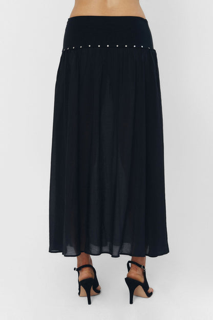 YUAN SKIRT IN BLACK