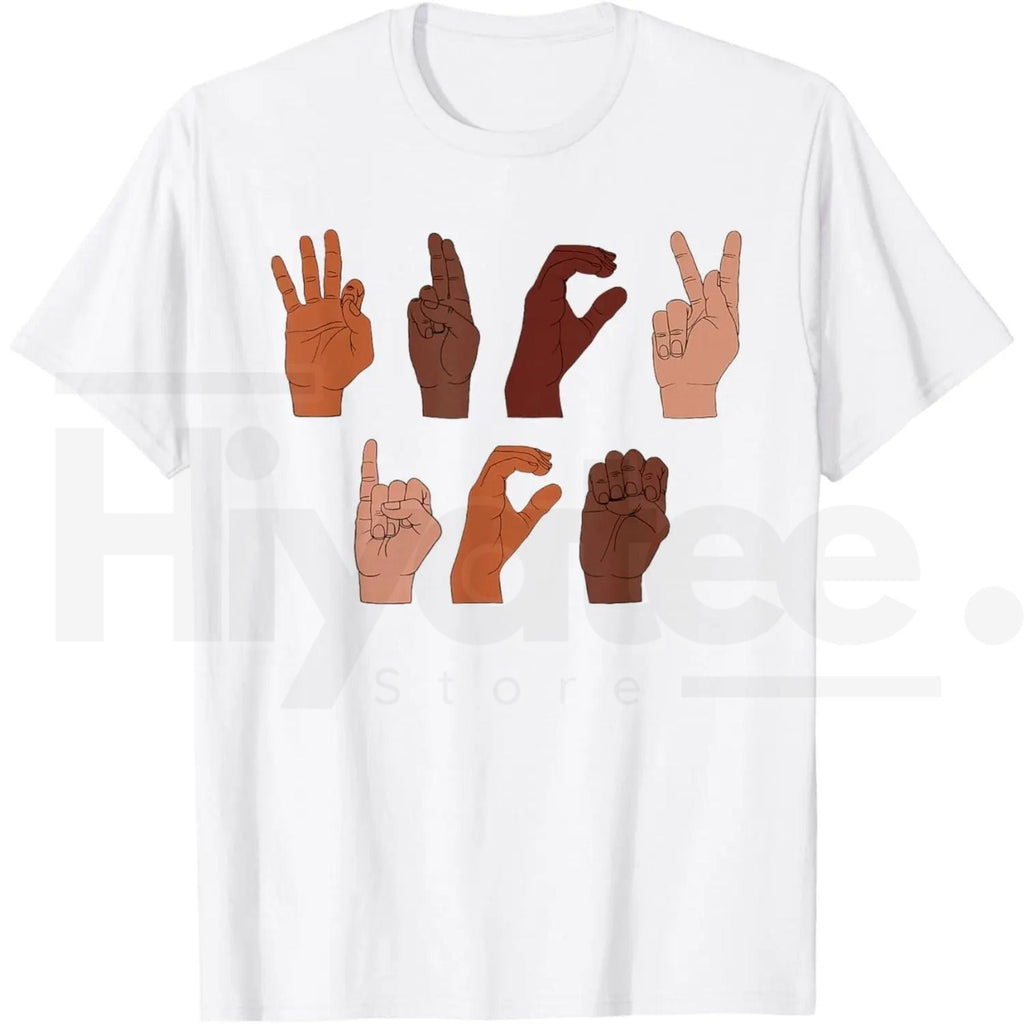 F ck ICE Hand Sign Language T-Shirt – Anti-Deportation Chinga La Migra Tee