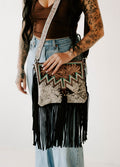 Western Cowhide Leather Purse & Wallet