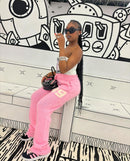 Mohair Pants Pink
