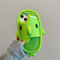 Funny 3D Shark Slippers iPhone Case | ZAKAPOP