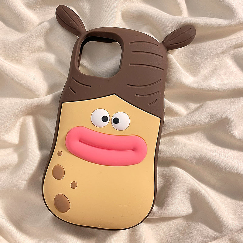 Funny Big Mouth, Big Eyes iPhone Case | Zakapop