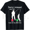 Funny Fishing Phone Call With Fishing Line – Fisherman Graphic