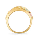 Three Diamond - Black Hills Gold Ladies Ring