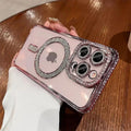 Glitter Diamond Magnetic Wireless Charge Case for iPhone | ZAKAPOP