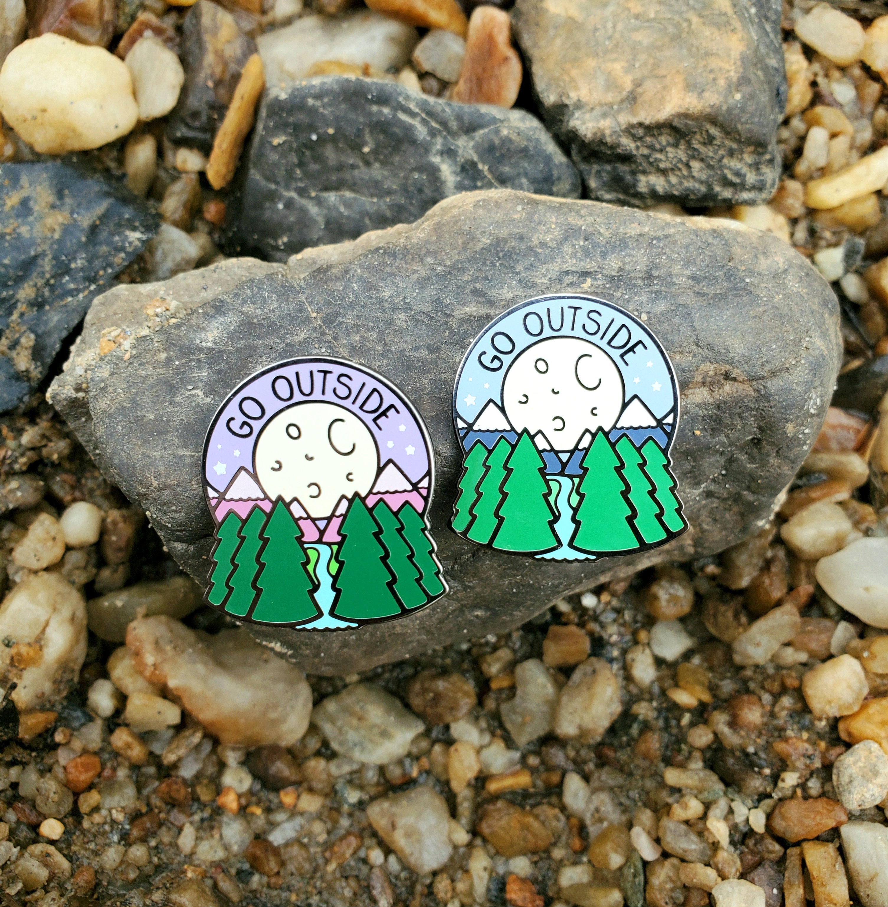 Go Outside Pin