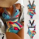 Gold Sequined High-end Sexy Swimwear | ZAKAPOP