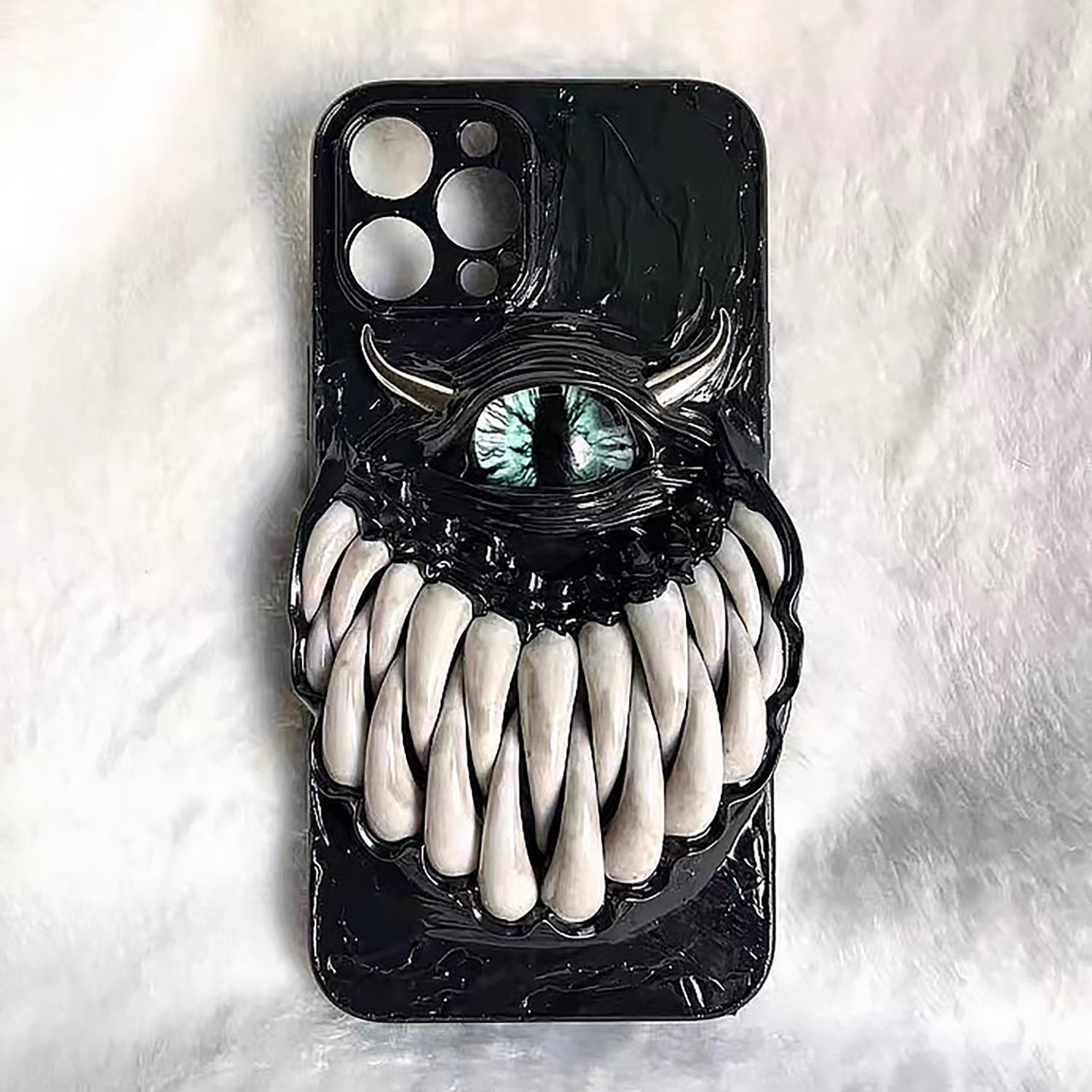 Gothic Devil Eyes Horns Handmade Mobile Phone Case( Customizable ) | ZAKAPOP