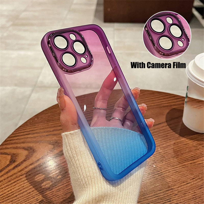 Gradient Rainbow Clear Phone Case Lite | ZAKAPOP