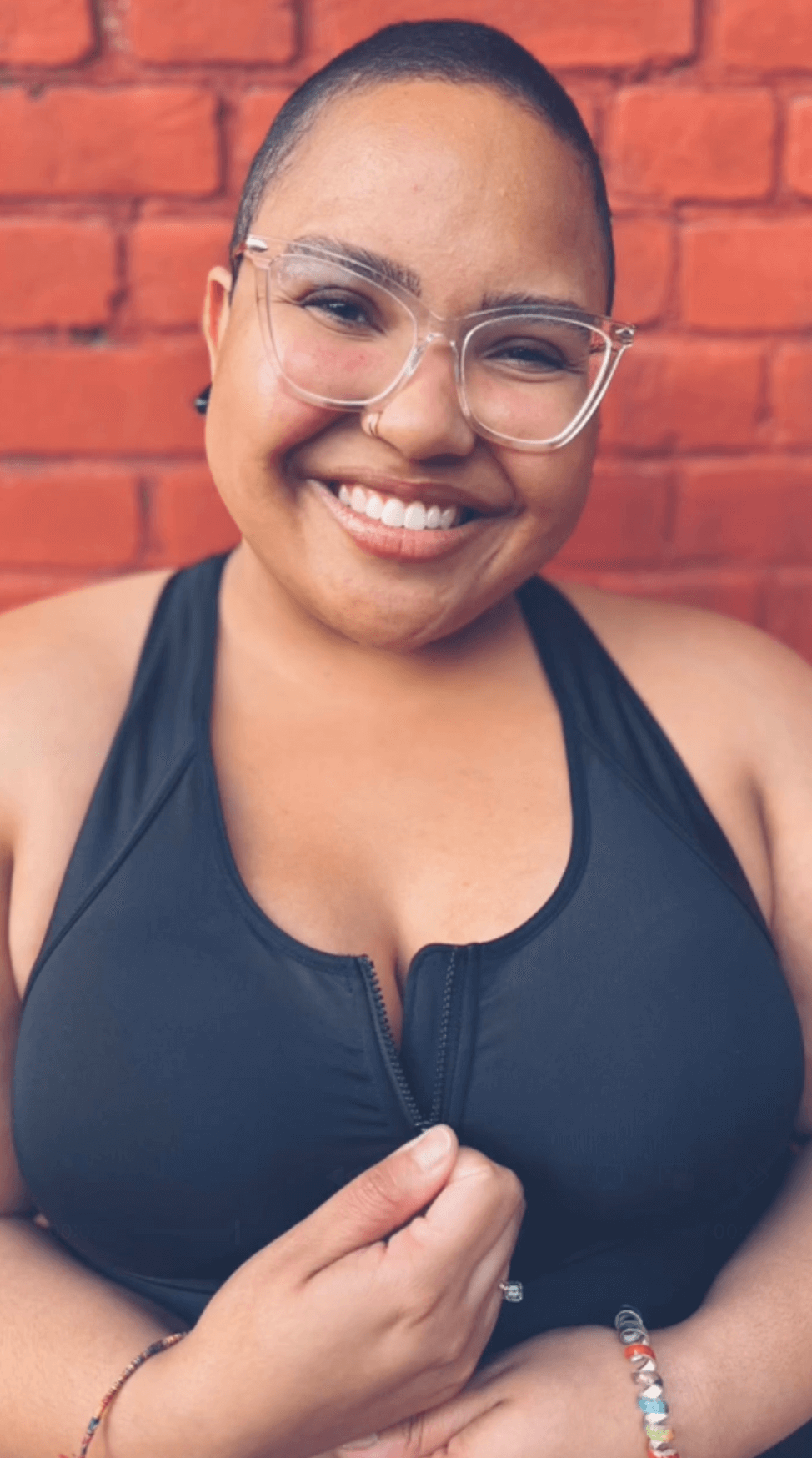 Front-Closure Sports Bra