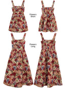 High-End Jacquard Oil Painting Style Pinafore Dress | ZAKAPOP