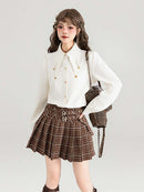 High-End Jacquard Oil Painting Style Pinafore Dress | ZAKAPOP