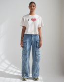 I Love Jesus Cropped Women's Tee