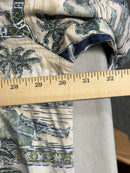 Go Barefoot Mens Hawaiian Panel Shirt - Made in Hawaii Shirt