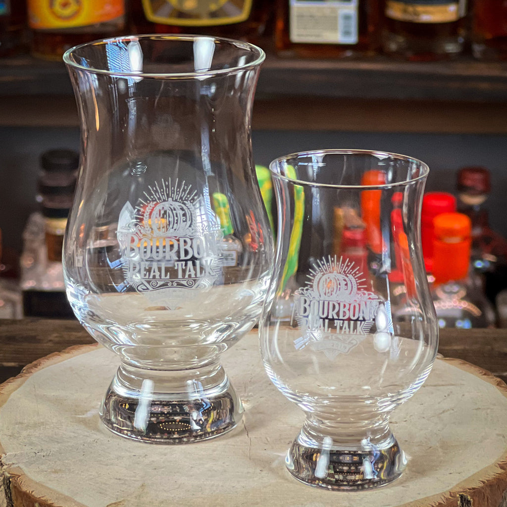 6oz. and 3oz Bourbon Real Talk™ Tasting Nosing Glasses