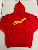 The Strokes Band Logo Hoodie - Strokes Guitar Fret Red L