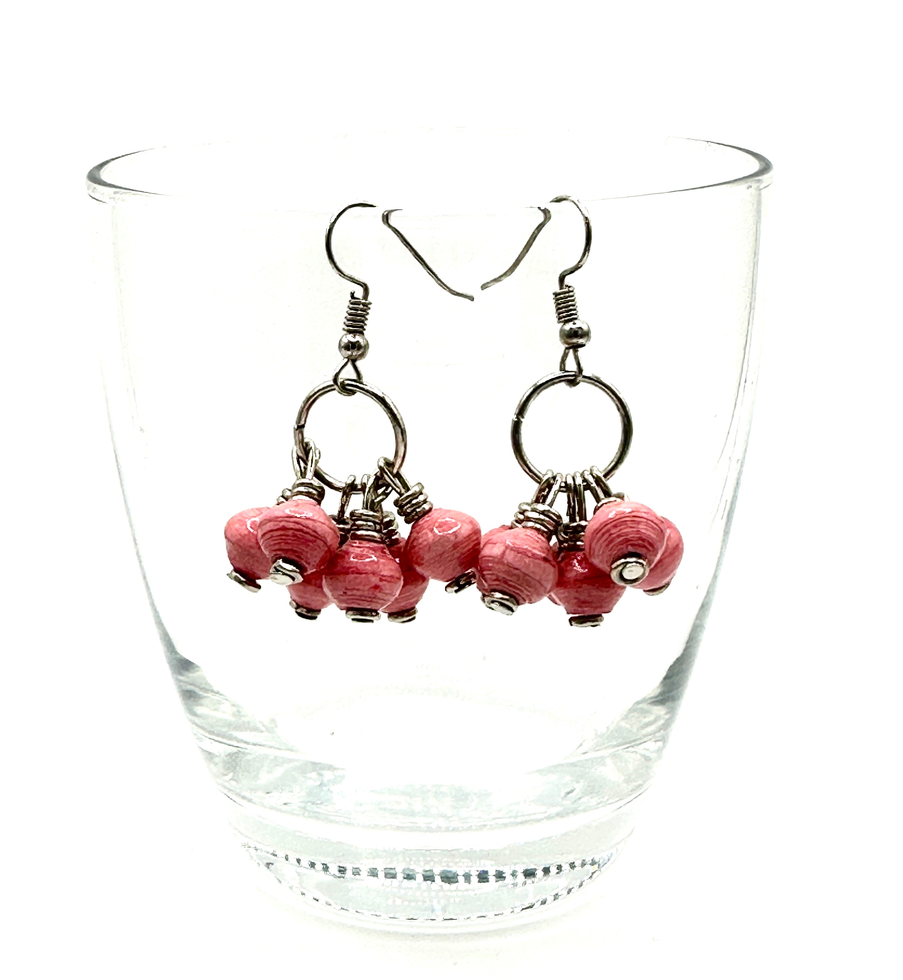 Mukaaga Paper Bead Earrings