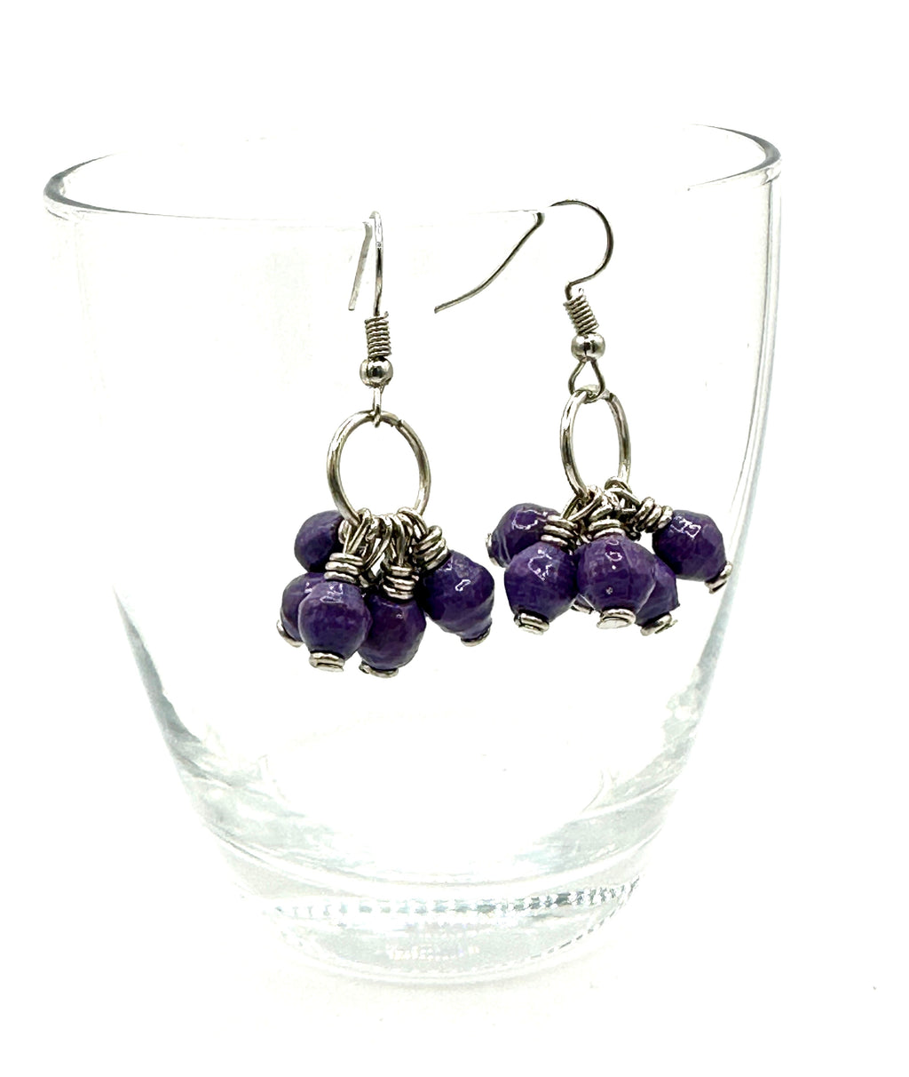 Mukaaga Paper Bead Earrings