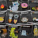 Gone Fishing Bear Pin