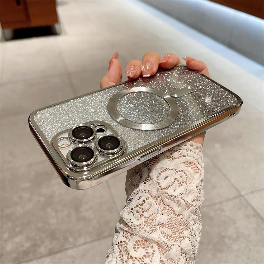 Luxury Glitter Gradient Magsafe Phone Case | ZAKAPOP