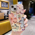 Luxury Glitter Flower Pattern Laser Phone Case | ZAKAPOP