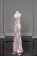 Mermaid Tail Glitter Wedding Dress | ZAKAPOP