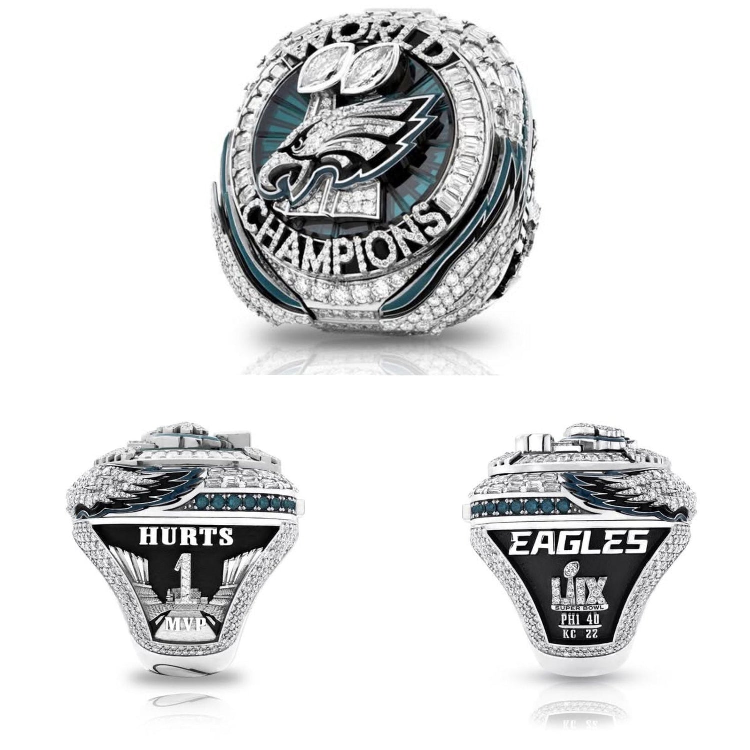Philadelphia Eagles Super Bowl LIX Rings 