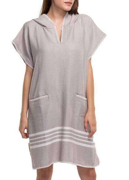 Beach Cover Up, Poncho with Hood