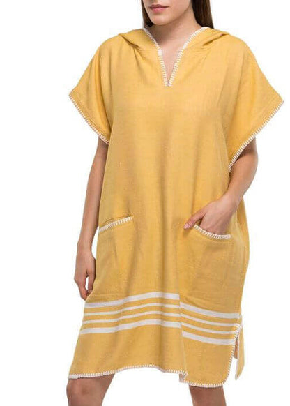 Beach Cover Up, Poncho with Hood