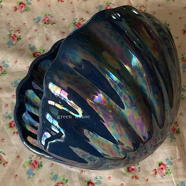 Pearlescent Atmosphere Lamp with Glazed Seashell | ZAKAPOP